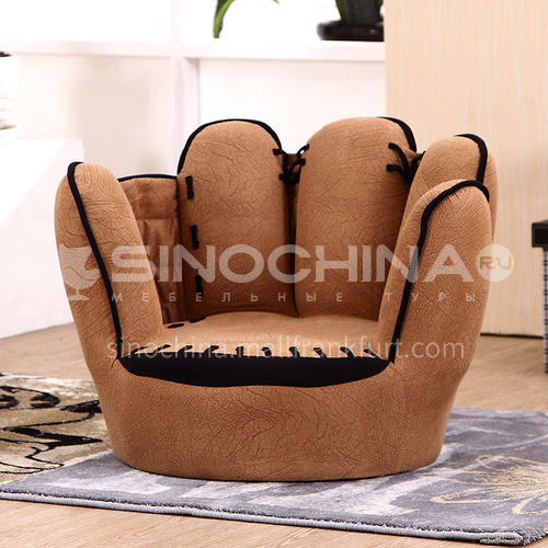 BF-fashionable five-finger sofa with solid wood feet for children wooden frame structure